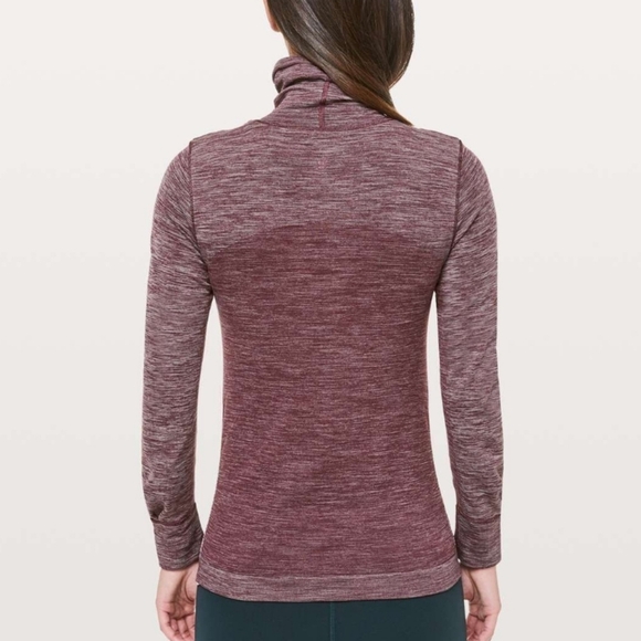 Lululemon Woolly Wonder Turtleneck Merino Wool Blend Long Sleeve Shirt Size 12 - Picture 13 of 14